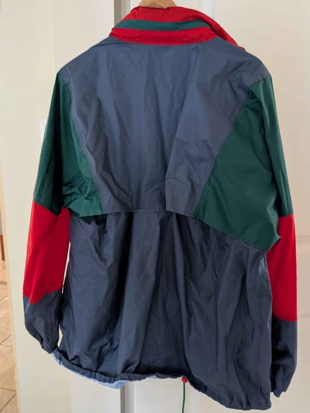 Vintage Men's Colorblock Windbreaker Jacket - Picture 3 of 4
